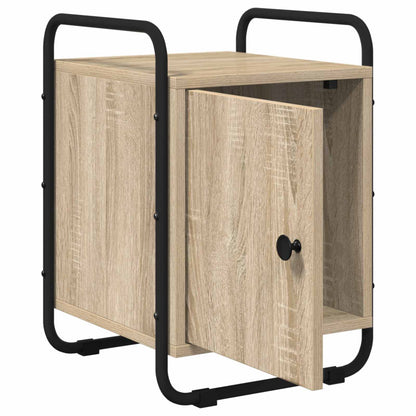 Nachtkastje Sonoma Eiken Bewerkt hout