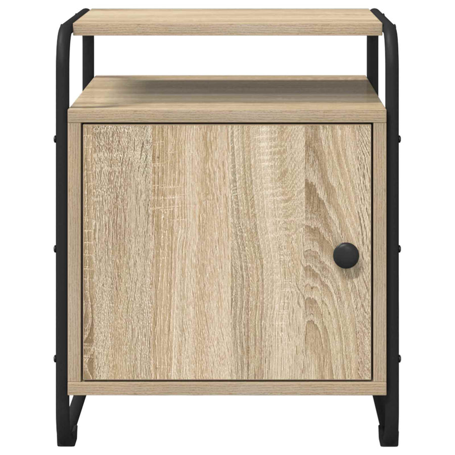 Nachtkastje Sonoma Eiken Bewerkt hout