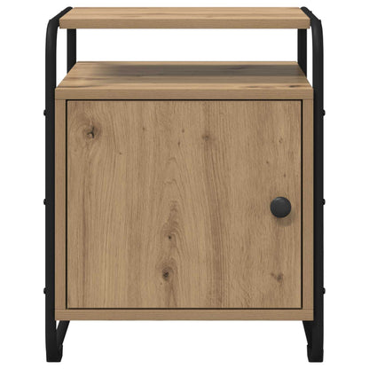 Nachtkastje Artisanaal eiken Bewerkt hout