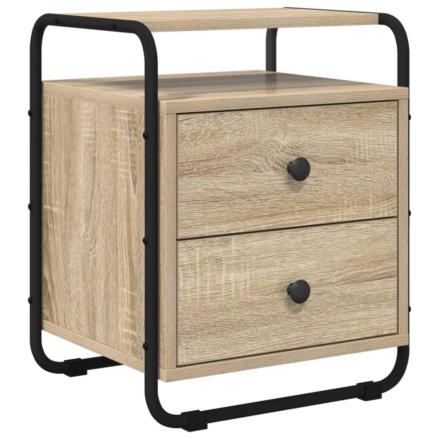 Nachtkastje Sonoma Eiken 40 x 36,5 x 50 cm Bewerkt hout
