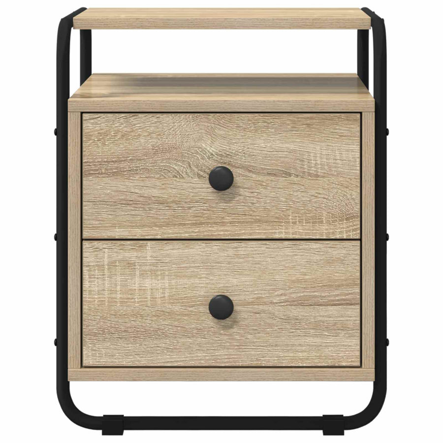 Nachtkastje Sonoma Eiken 40 x 36,5 x 50 cm Bewerkt hout