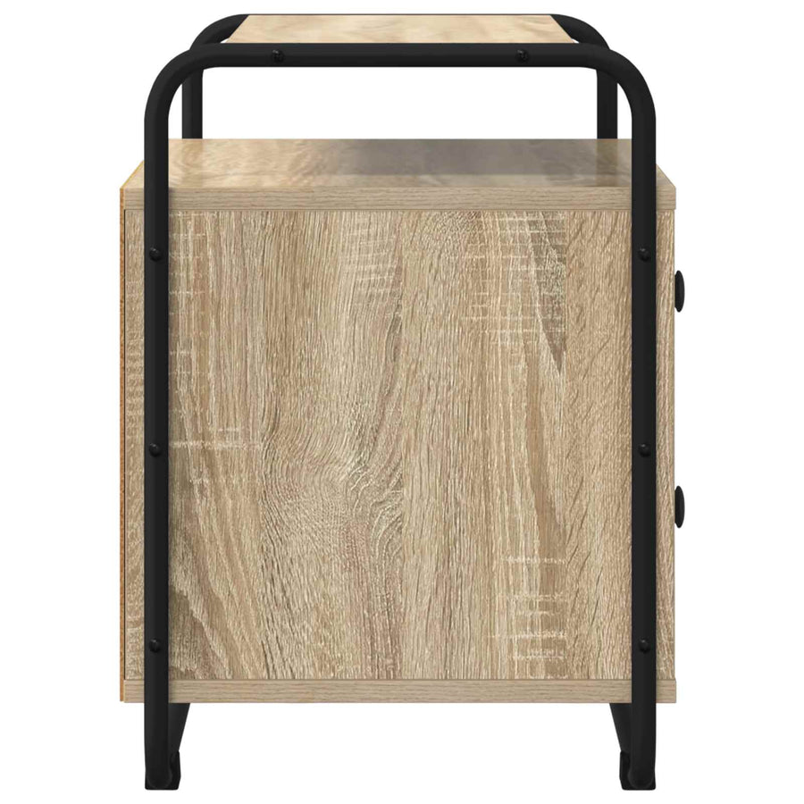 Nachtkastje Sonoma Eiken 40 x 36,5 x 50 cm Bewerkt hout