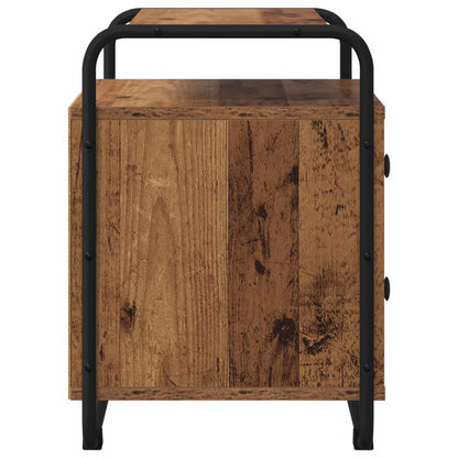 Nachtkastje 2 st Oud hout 40 x 36,5 x 50 cm Bewerkt hout