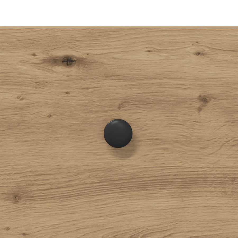 Nachtkastje Artisanaal eiken 40 x 36,5 x 50 cm Bewerkt hout