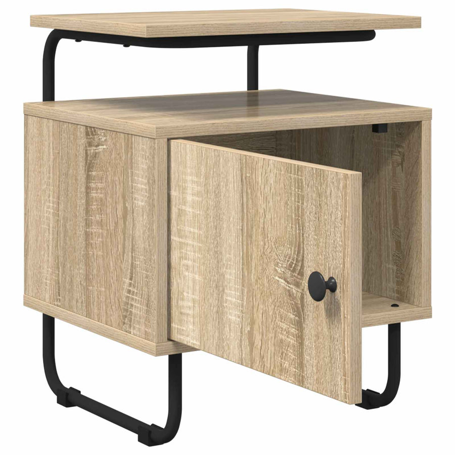 Nachtkastje Sonoma Eiken 40 x 36,5 x 50 cm Bewerkt hout
