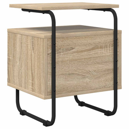 Nachtkastje Sonoma Eiken 40 x 36,5 x 50 cm Bewerkt hout