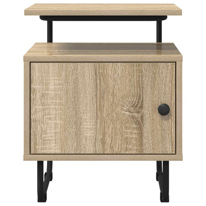Nachtkastje Sonoma Eiken 40 x 36,5 x 50 cm Bewerkt hout