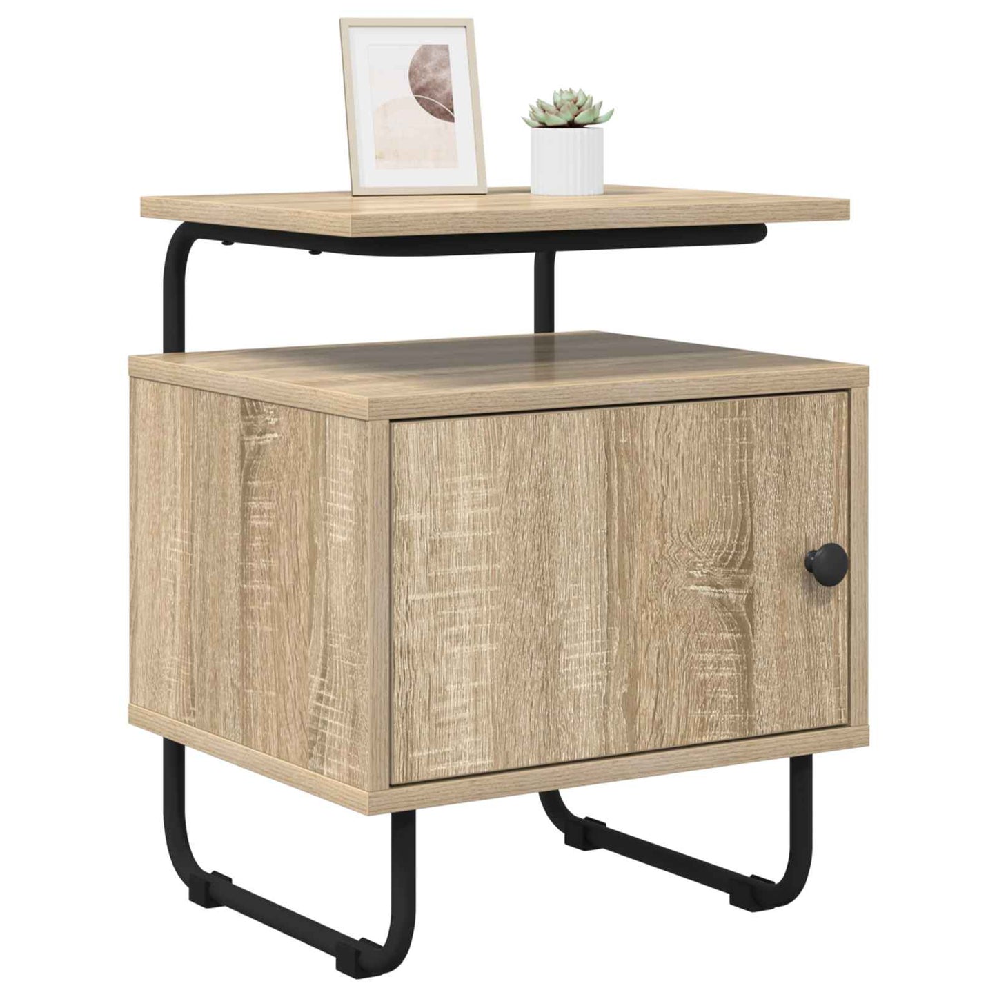 Nachtkastje Sonoma Eiken 40 x 36,5 x 50 cm Bewerkt hout