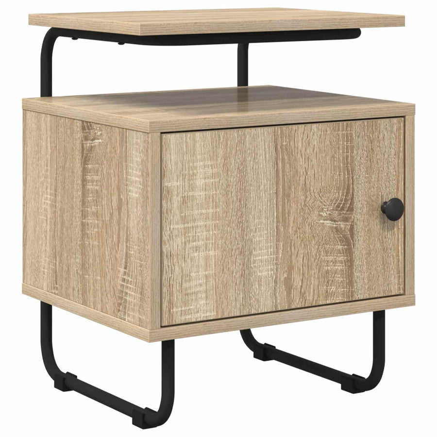 Nachtkastje 2 st Sonoma Eiken 40 x 36,5 x 50 cm Bewerkt hout