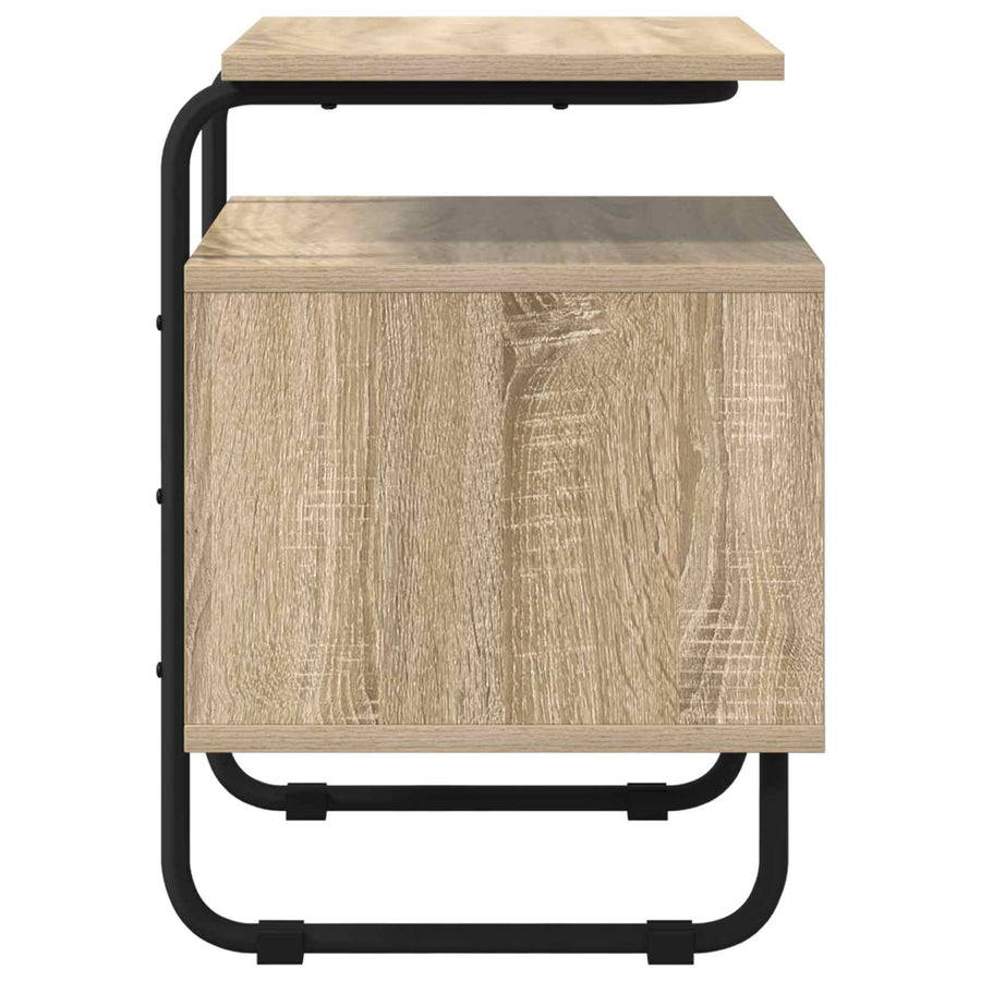 Nachtkastje 2 st Sonoma Eiken 40 x 36,5 x 50 cm Bewerkt hout
