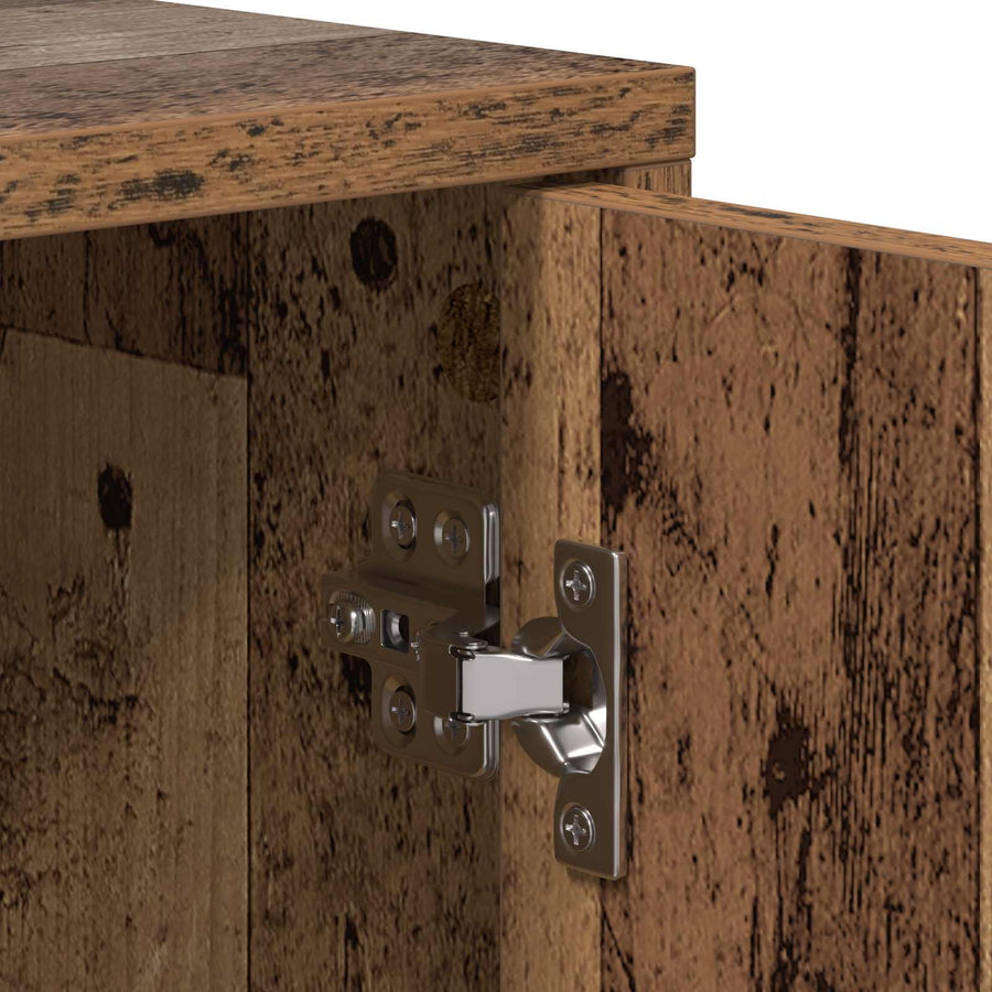 Nachtkastje 2 st Oud hout 40 x 36,5 x 50 cm Bewerkt hout