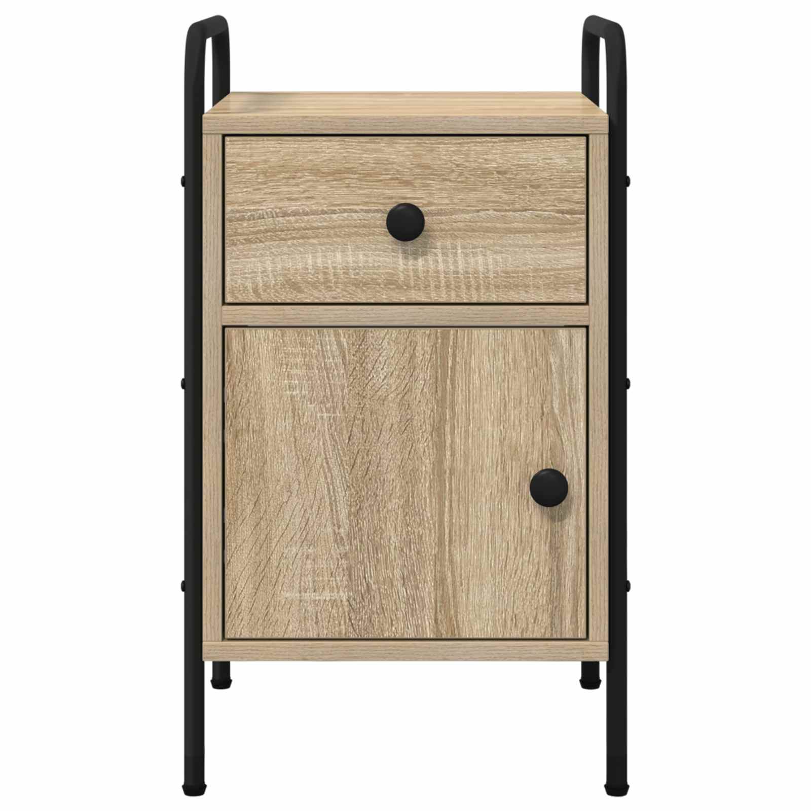 Nachtkastje Sonoma Eiken 35 x 36,5 x 61 cm Bewerkt hout