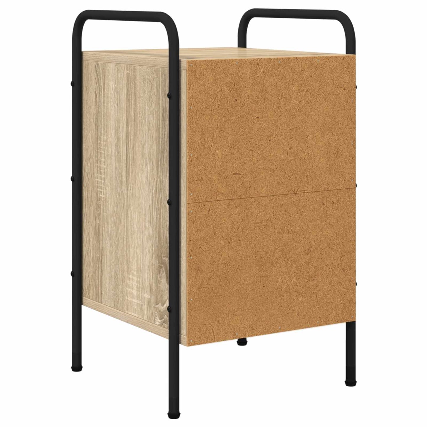 Nachtkastje 2 st Sonoma Eiken 35 x 36,5 x 61 cm Bewerkt hout