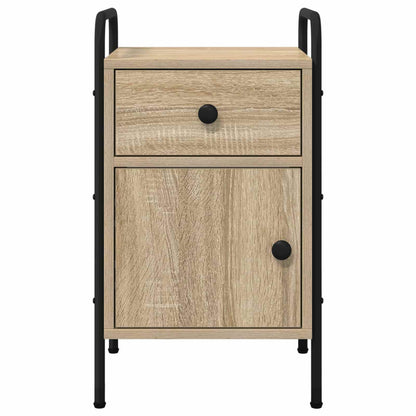 Nachtkastje 2 st Sonoma Eiken 35 x 36,5 x 61 cm Bewerkt hout