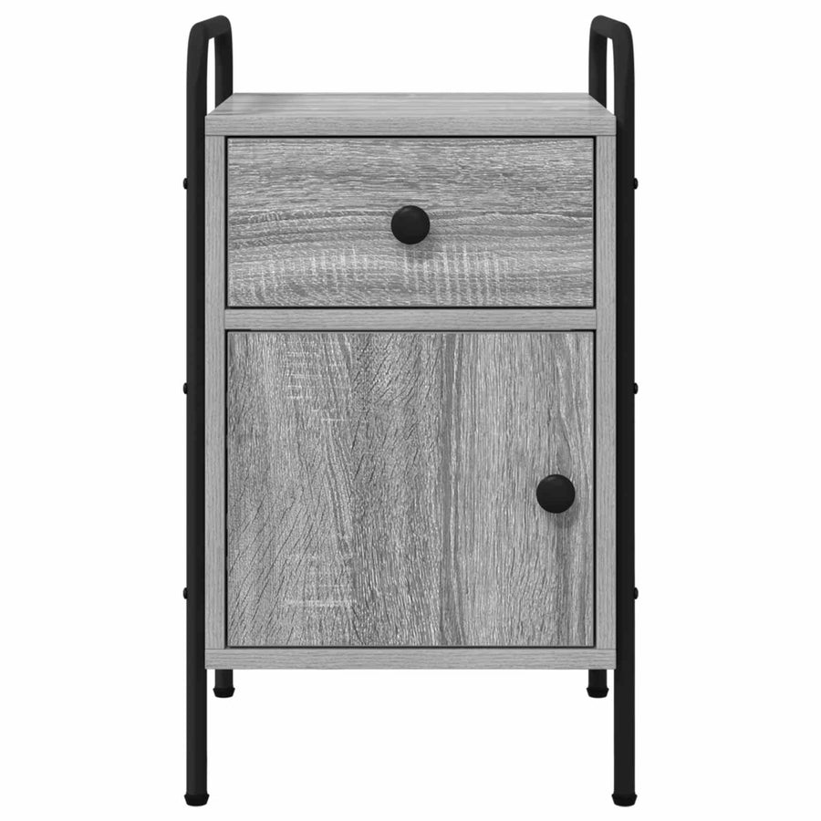 Nachtkastje Grijs Sonoma 35 x 36,5 x 61 cm Bewerkt hout