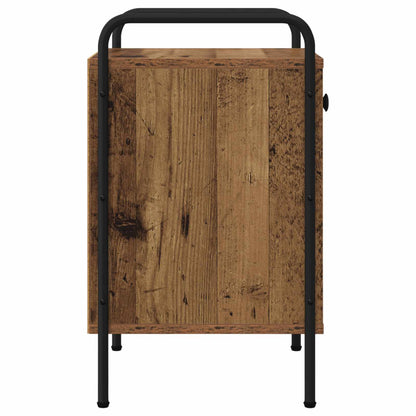 Nachtkastje 2 st Oud hout 35 x 36,5 x 61 cm Bewerkt hout