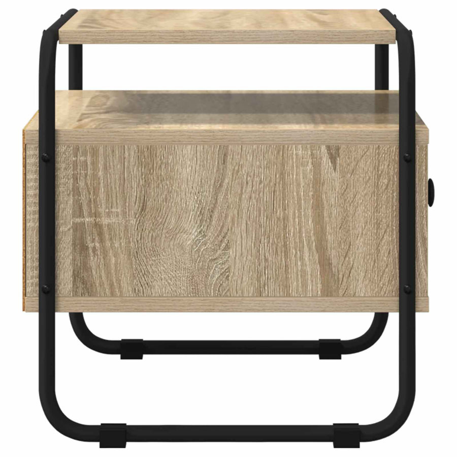 Nachtkastje Sonoma Eiken Bewerkt hout