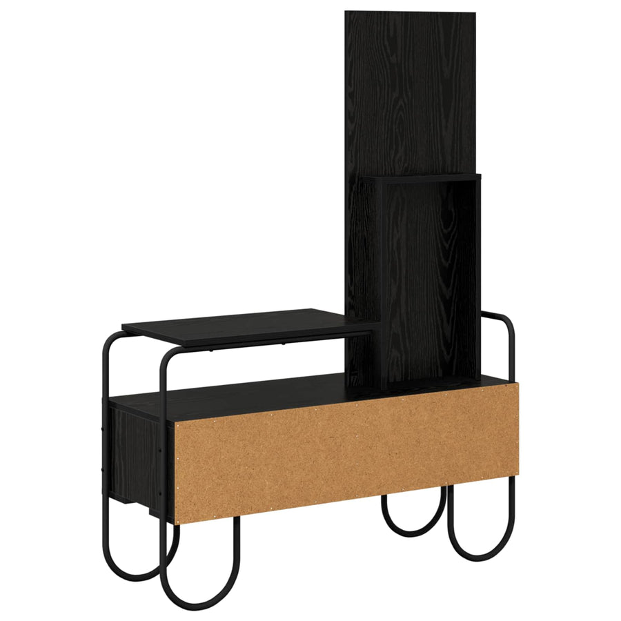 Plafondtafel Zwart eiken 100 x 36,5 x 136 cm Bewerkt hout
