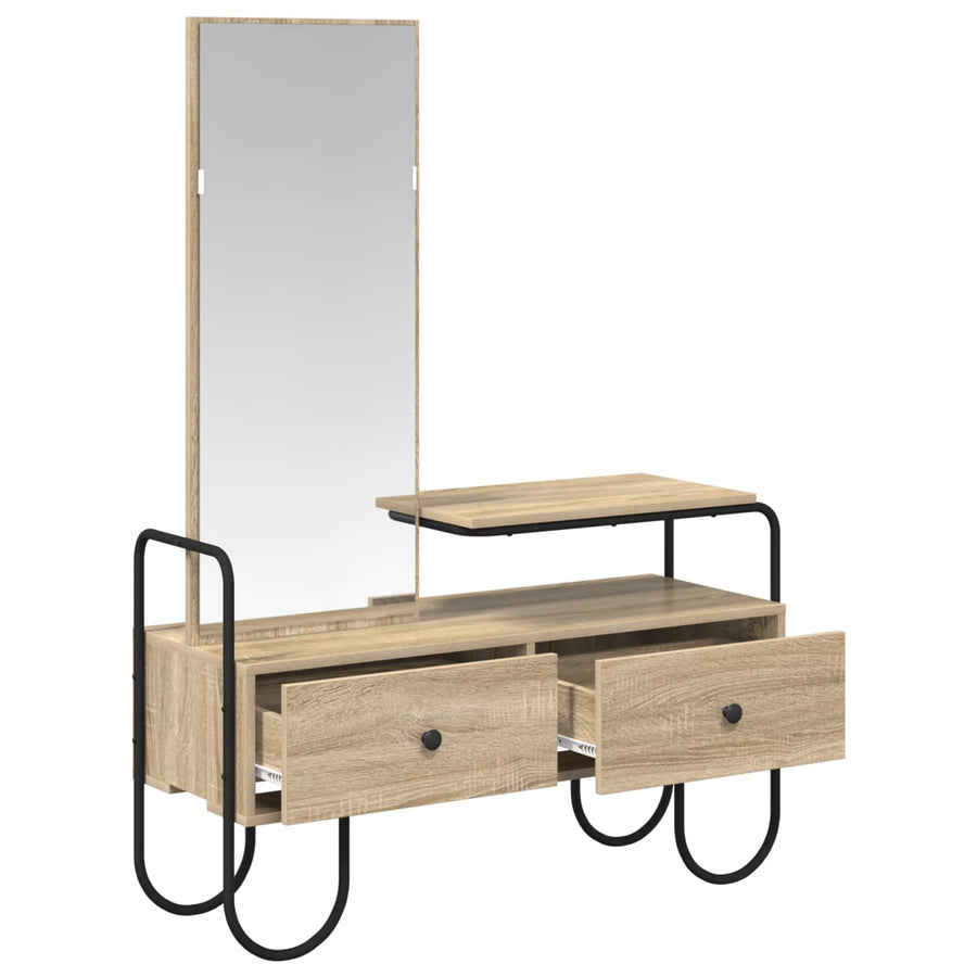 Plafondtafel Sonoma Eiken 100 x 36,5 x 136 cm Bewerkt hout