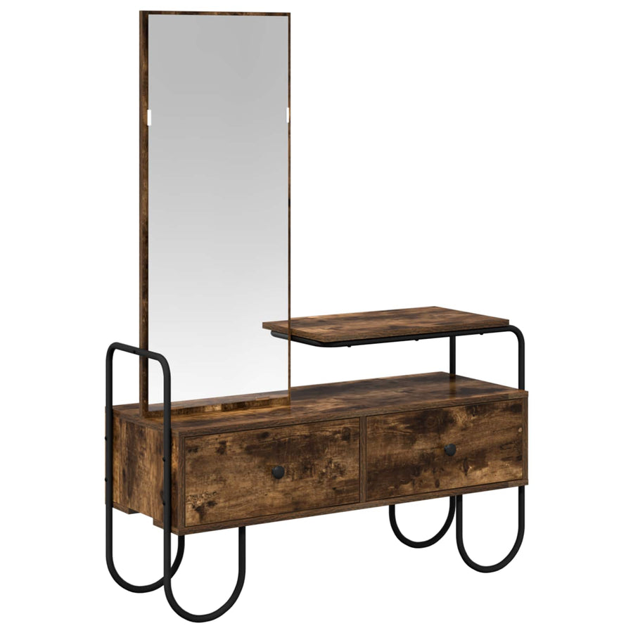 Plafondtafel Gerookt eiken 100 x 36,5 x 136 cm Bewerkt hout
