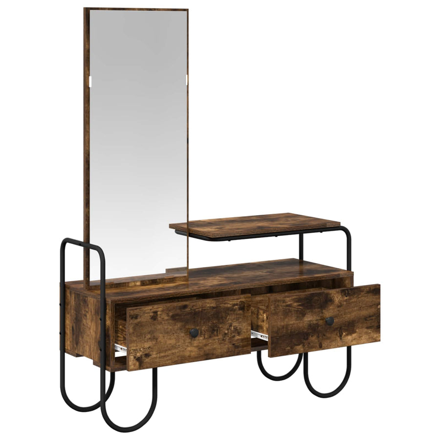 Plafondtafel Gerookt eiken 100 x 36,5 x 136 cm Bewerkt hout