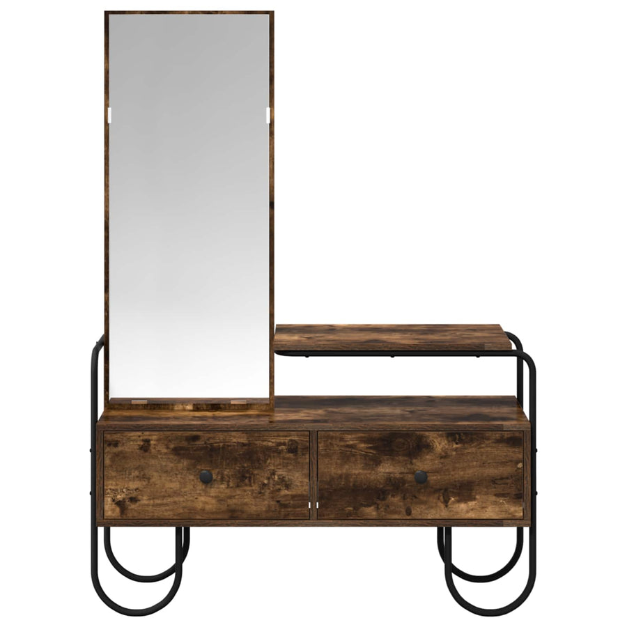 Plafondtafel Gerookt eiken 100 x 36,5 x 136 cm Bewerkt hout