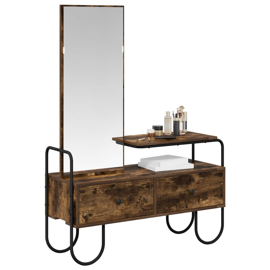 Plafondtafel Gerookt eiken 100 x 36,5 x 136 cm Bewerkt hout