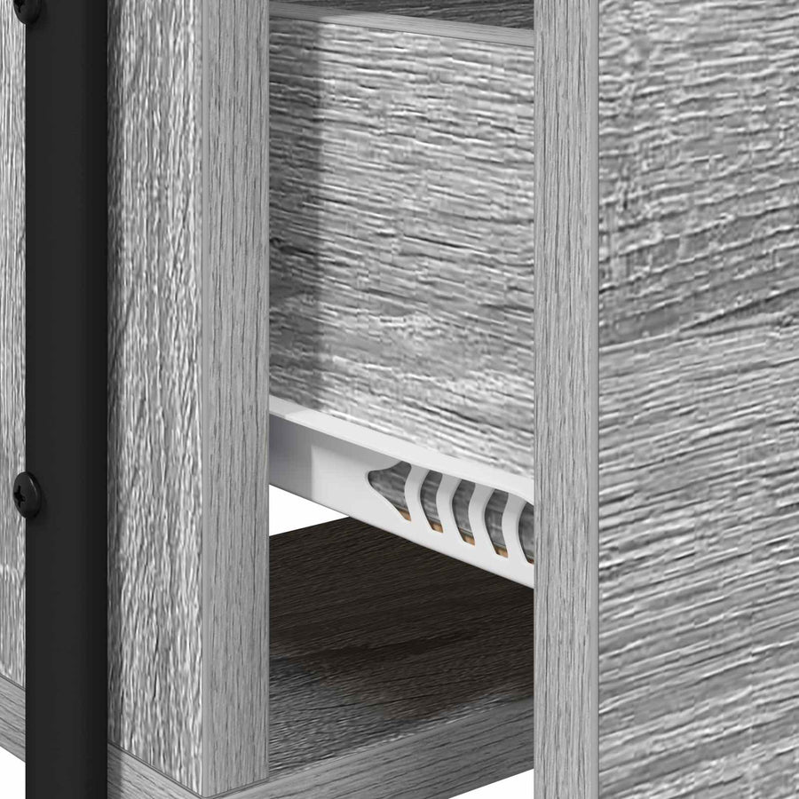Plafondtafel Grijs Sonoma 100 x 36,5 x 136 cm Bewerkt hout