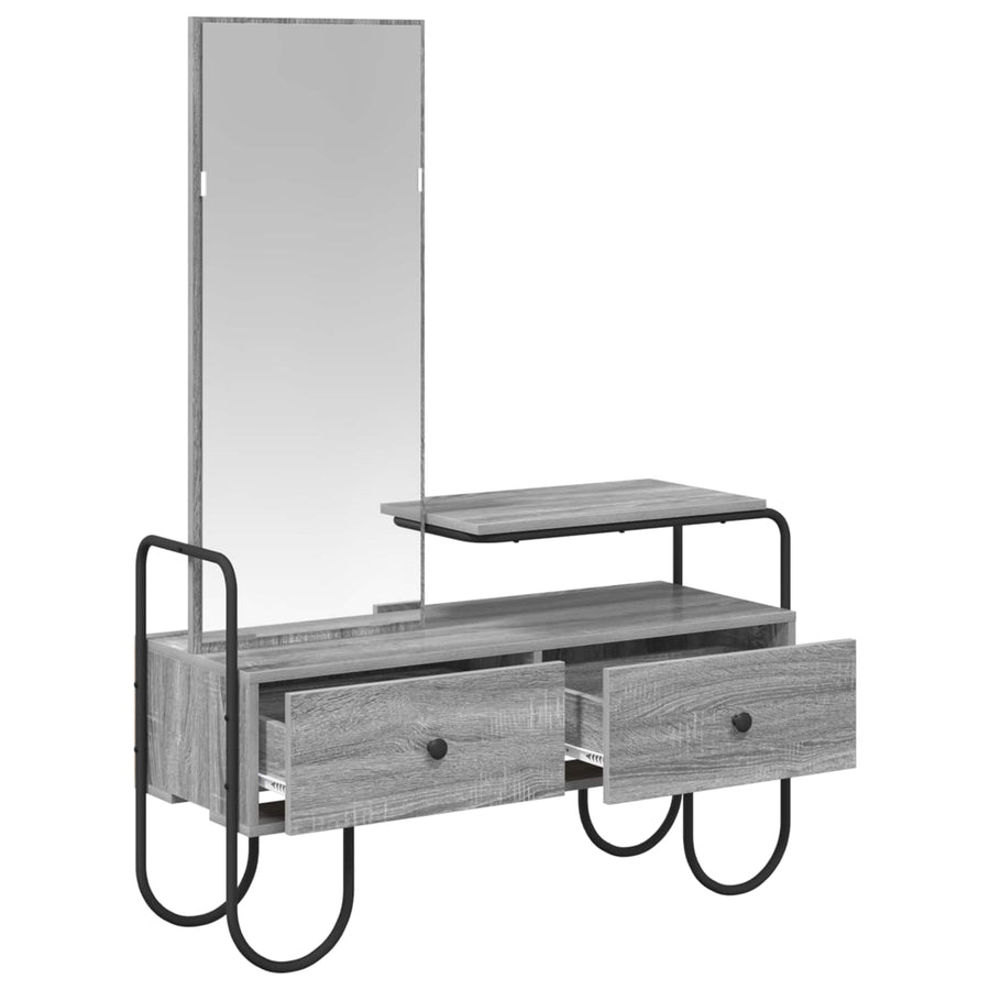 Plafondtafel Grijs Sonoma 100 x 36,5 x 136 cm Bewerkt hout