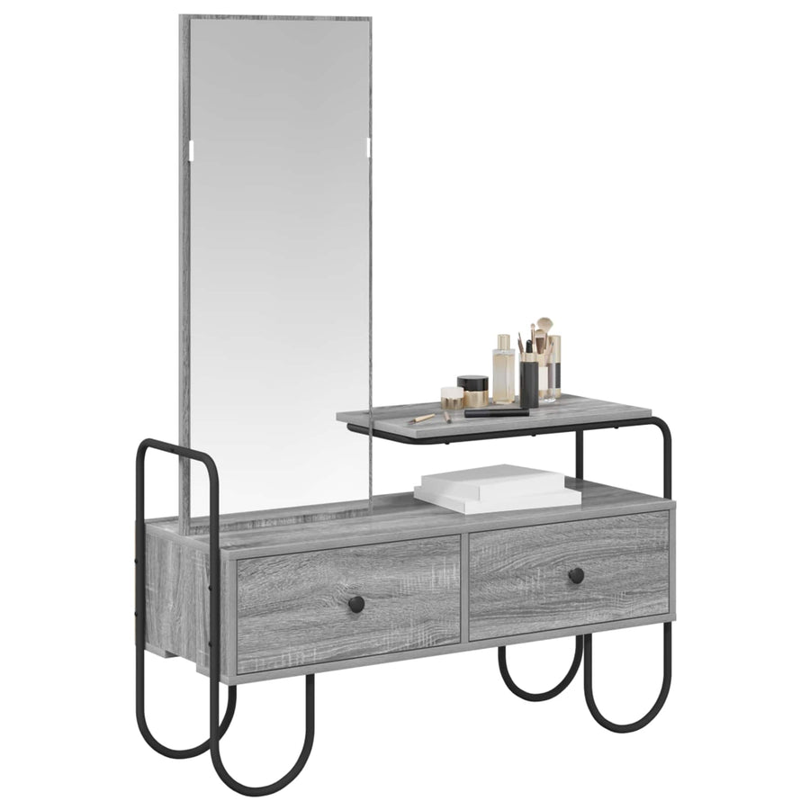 Plafondtafel Grijs Sonoma 100 x 36,5 x 136 cm Bewerkt hout