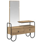 Plafondtafel Artisanaal eiken 100 x 36,5 x 136 cm Bewerkt hout