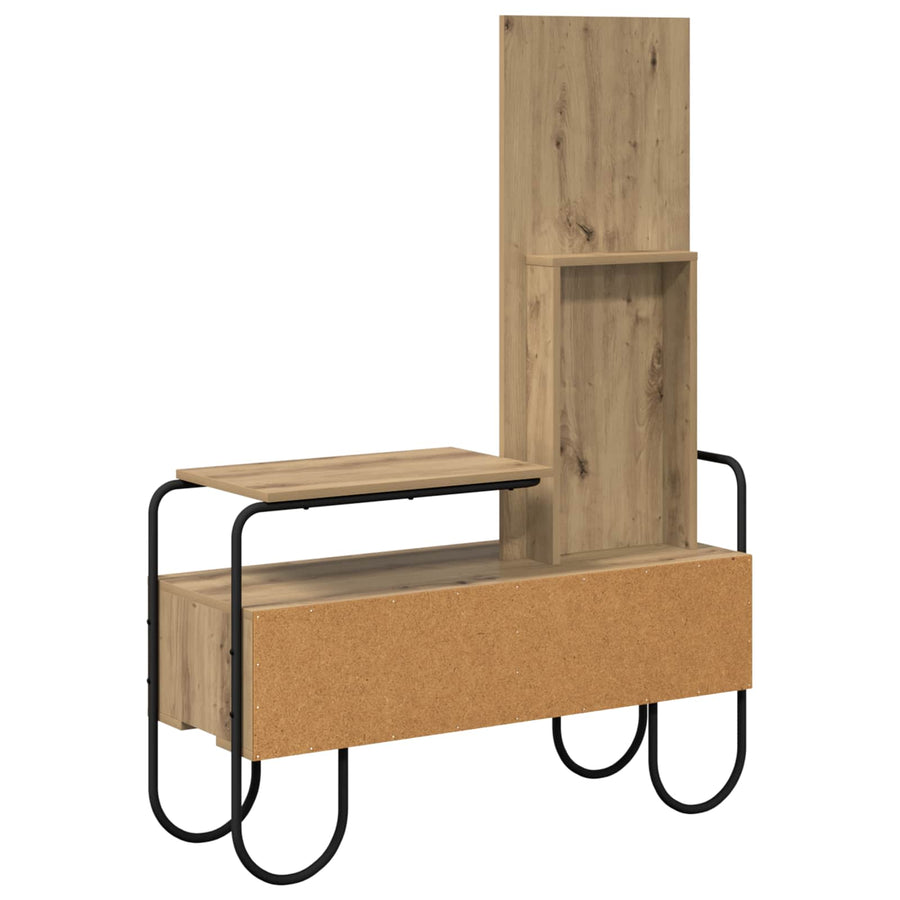 Plafondtafel Artisanaal eiken 100 x 36,5 x 136 cm Bewerkt hout