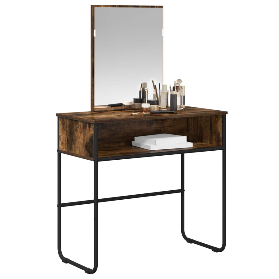 Plafondtafel Gerookt eiken 81 x 40 x 131 cm Bewerkt hout