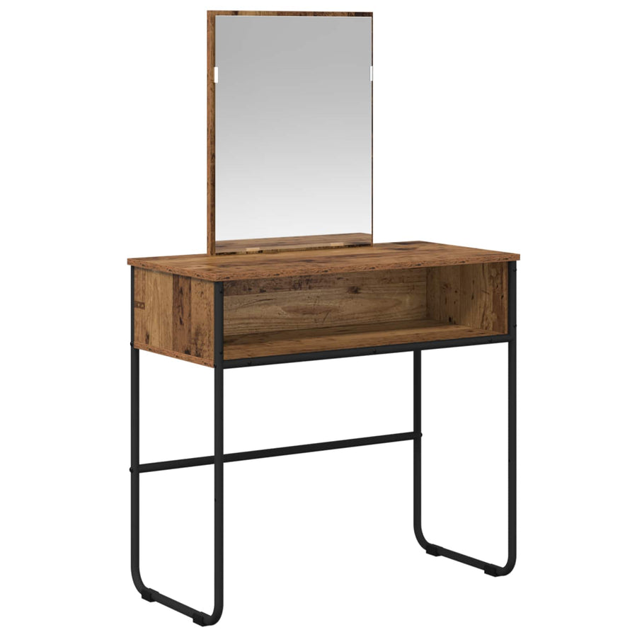 Plafondtafel met plank Oud hout 81 x 40 x 131 cm Bewerkt hout