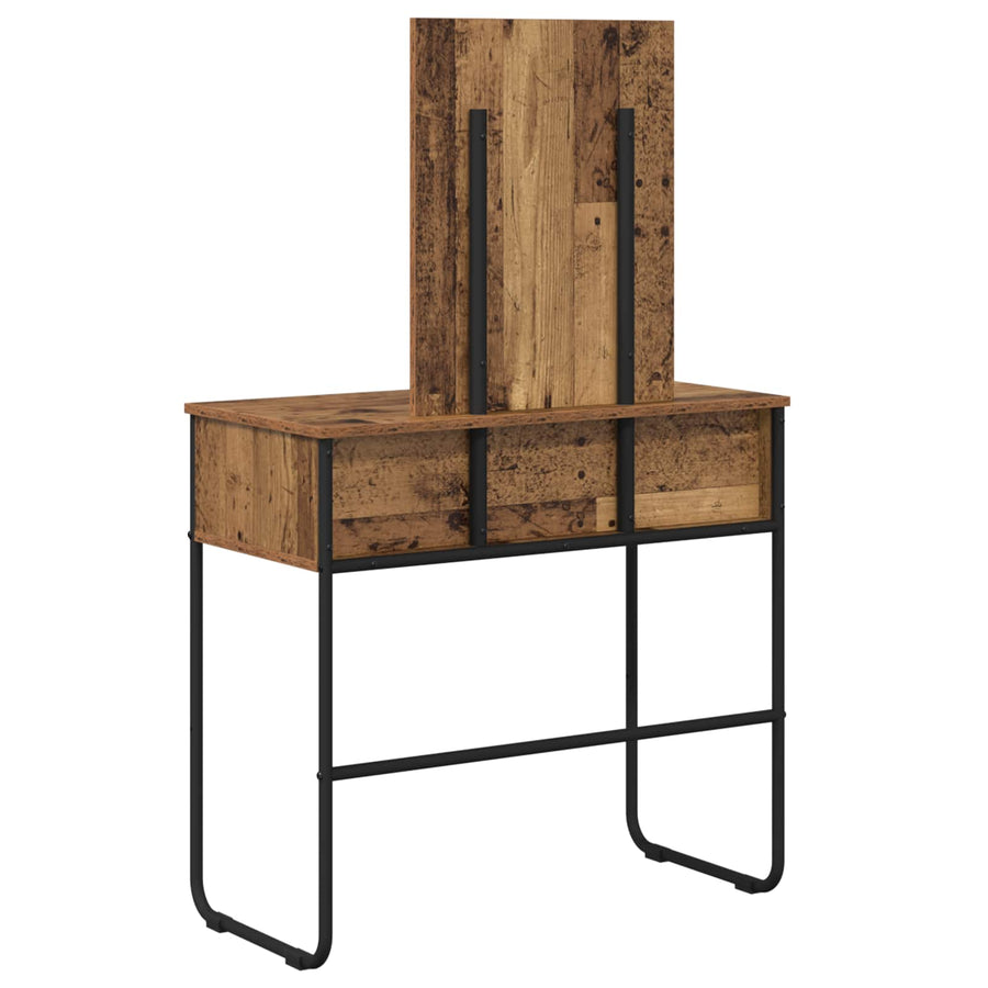 Plafondtafel met plank Oud hout 81 x 40 x 131 cm Bewerkt hout