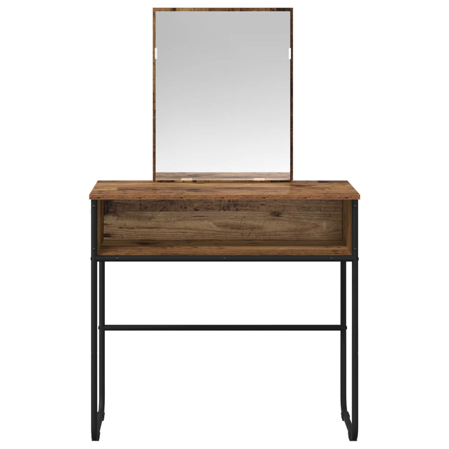 Plafondtafel met plank Oud hout 81 x 40 x 131 cm Bewerkt hout