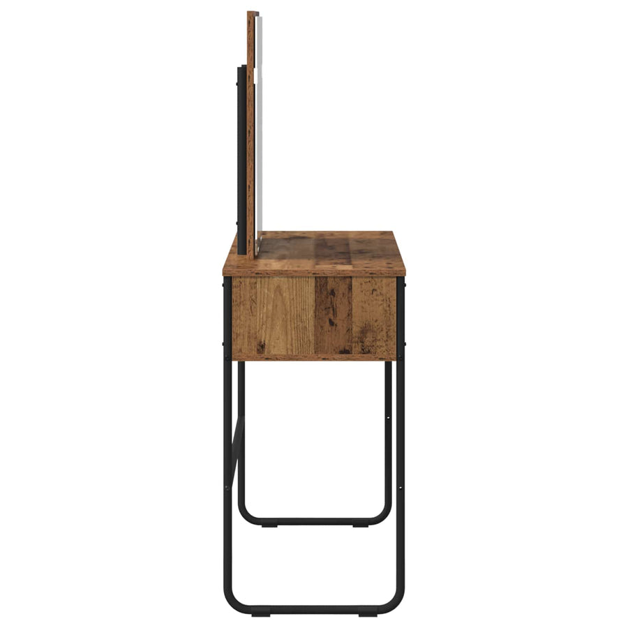 Plafondtafel met plank Oud hout 81 x 40 x 131 cm Bewerkt hout