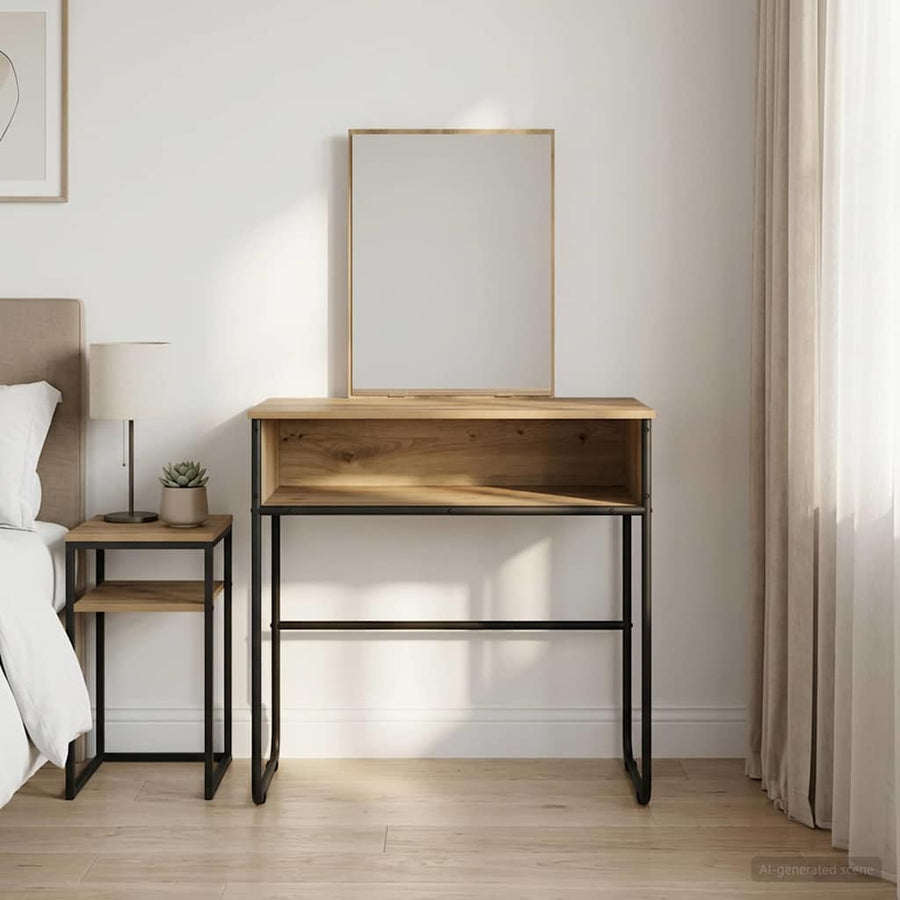Plafondtafel Artisanaal eiken 81 x 40 x 131 cm Bewerkt hout