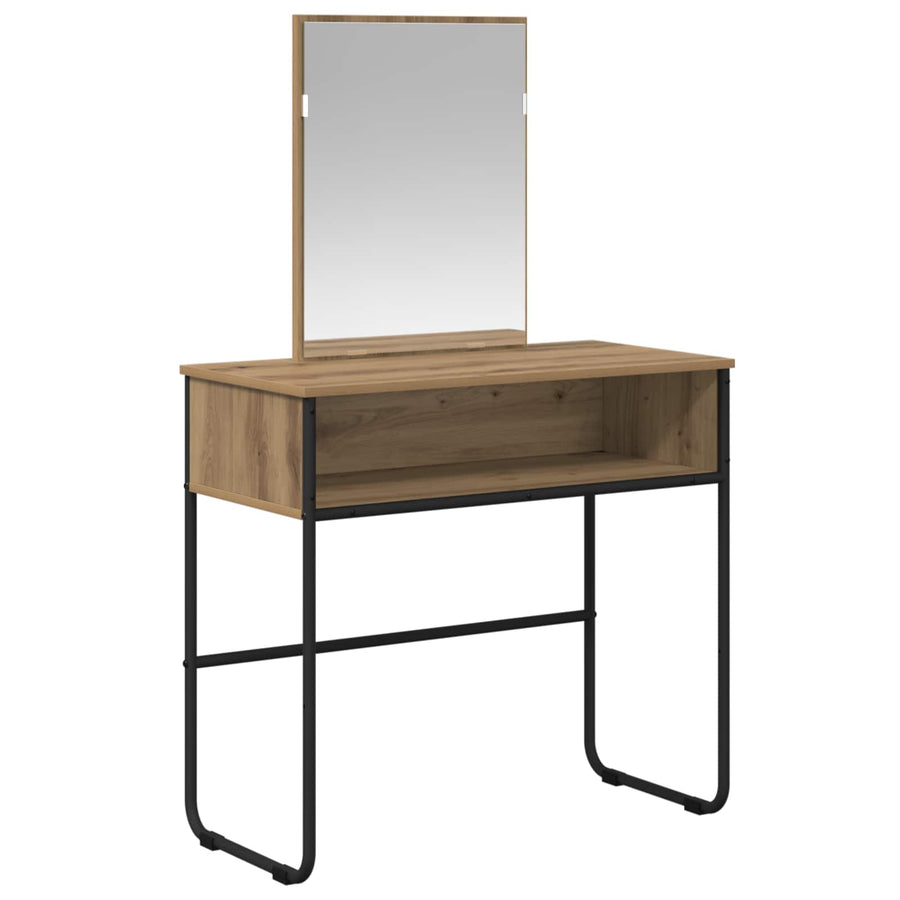 Plafondtafel Artisanaal eiken 81 x 40 x 131 cm Bewerkt hout
