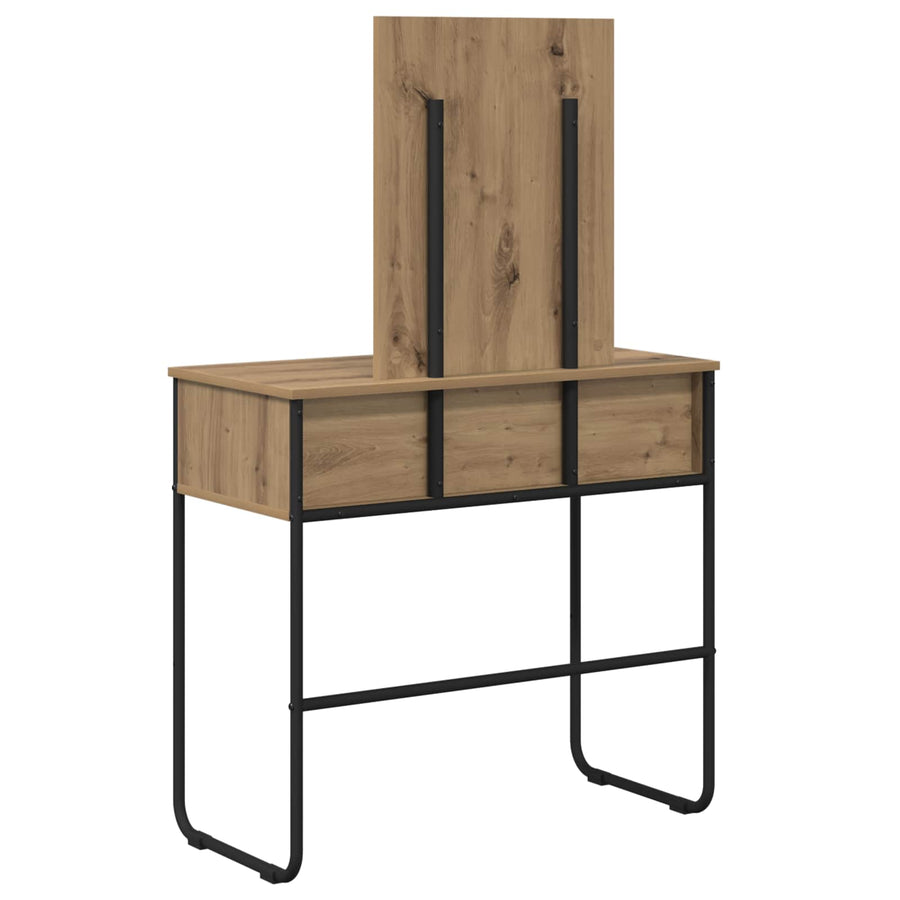 Plafondtafel Artisanaal eiken 81 x 40 x 131 cm Bewerkt hout