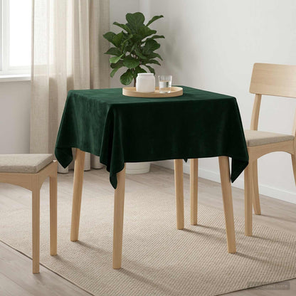 Tafelkleed Vierkant Donkergroen 90 x 90 cm Polyester