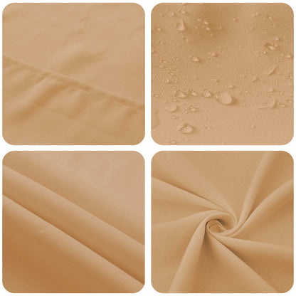 Tafelkleed Vierkant Beige 90 x 90 cm Polyester