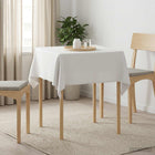 Tafelkleed vierkant 90x90 cm wit polyester