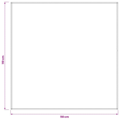 Tafelkleed Vierkant Beige 110 x 110 cm Polyester