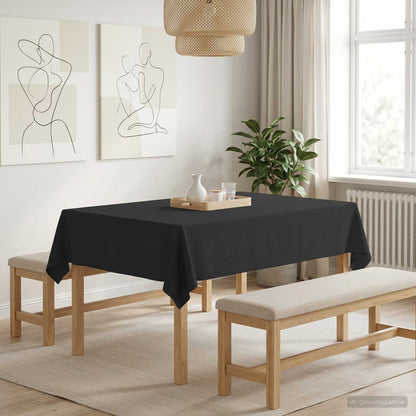 Tafelkleed 5 st Rechthoekig Donkergrijs 110 x 140 cm Polyester