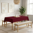 Tafelkleden 5 st wijnrood 110x160 cm polyester