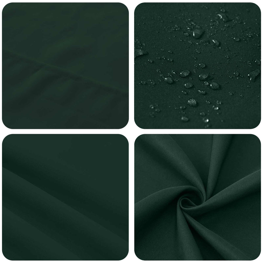 Tafelkleed Rechthoekig Donkergroen 140 x 200 cm Polyester