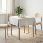 Tafelkleed 5 st wit 140x140 cm rechthoekig