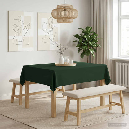 Tafelkleed 5 st Rechthoekig Donkergroen 140 x 180 cm