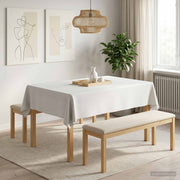 Tafelkleed 5 st wit 110x140 cm polyester